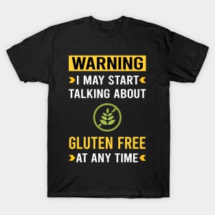 Warning Gluten Free T-Shirt